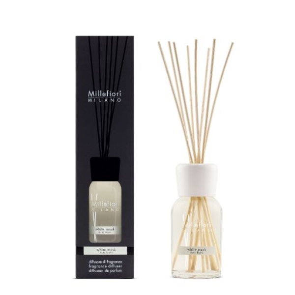 Millefiori Milano Reed Diffuser 250 ml - White Musk Millefiori Milano Reed Diffuser 250 ml - White Musk